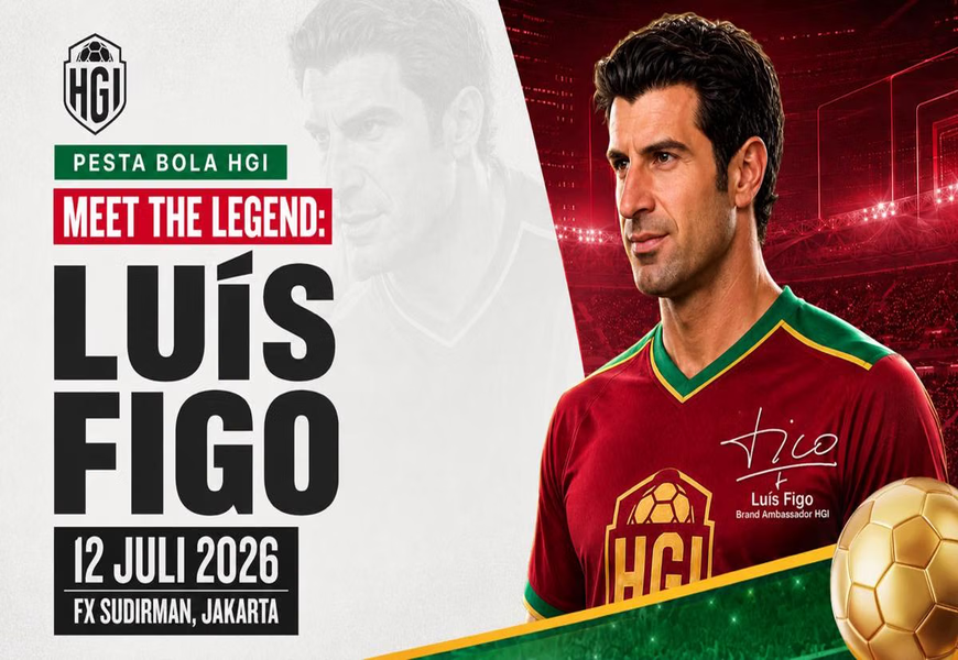 Luís Figo Dukung HGI Kembangkan Mind Sport di Indonesia
